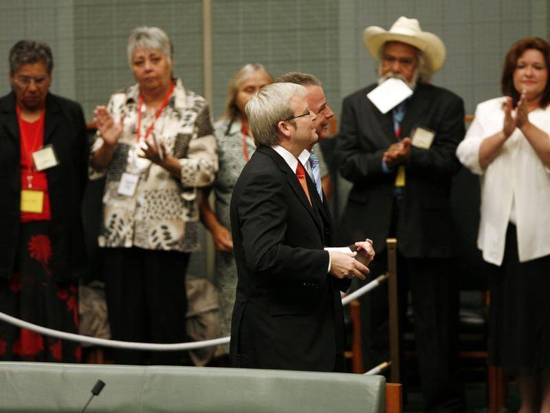 It's 10 years since then prime minister Kevin Rudd apologised in parliament to indigenous people.