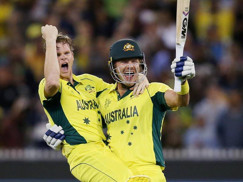 Shane Watson (L) says Steve Smith and David Warner should be able to play in the Big Bash League.
