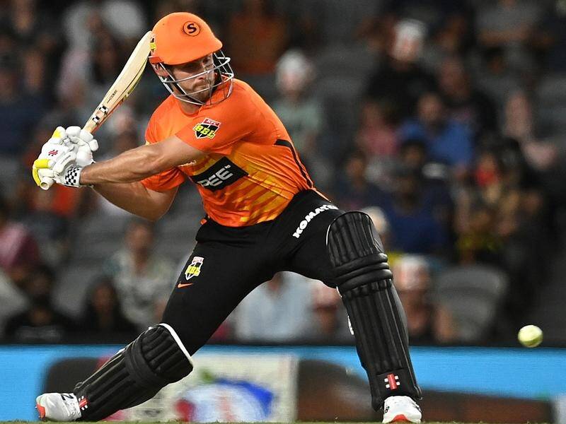 Perth's Mitch Marsh injured his hamstring in the Scorchers' huge BBL win over the Sydney Sixers.