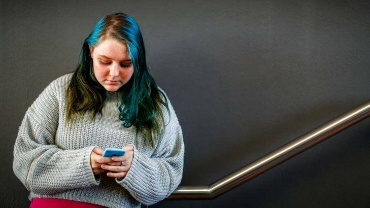 Nude photos of 18-year-old Jess Treloar-Walker were posted on the Melbourne's Men's Society Facebook page Photo: Eddie Jim