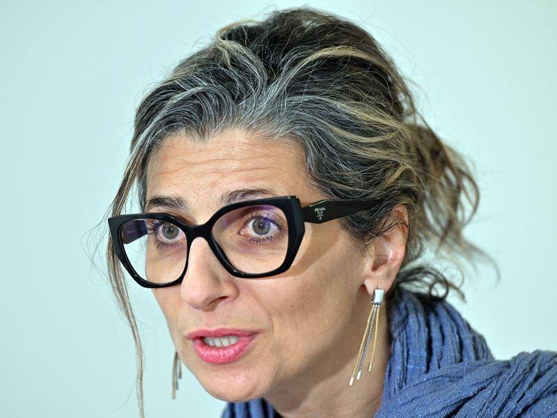 The UN's Francesca Albanese said she encountered "misinformed" questioning while in Australia. (Mick Tsikas/AAP PHOTOS)
