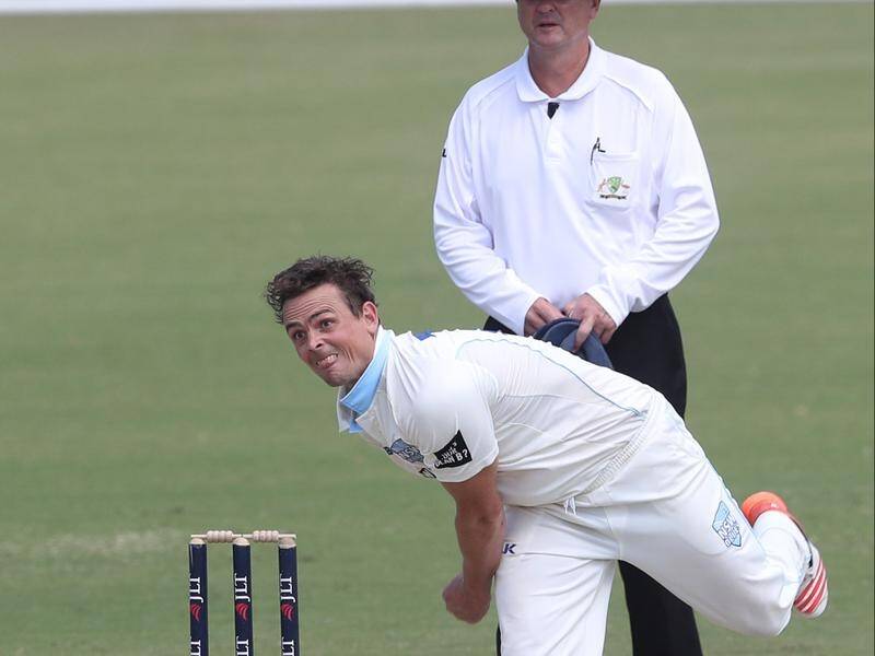Steve O'Keefe has bowled a career-best 8-77 to put NSW on top in the Shield match against Victoria.