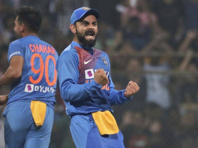 India captain Virat Kohli has led his side to victory in their Twenty20 series with the West Indies.