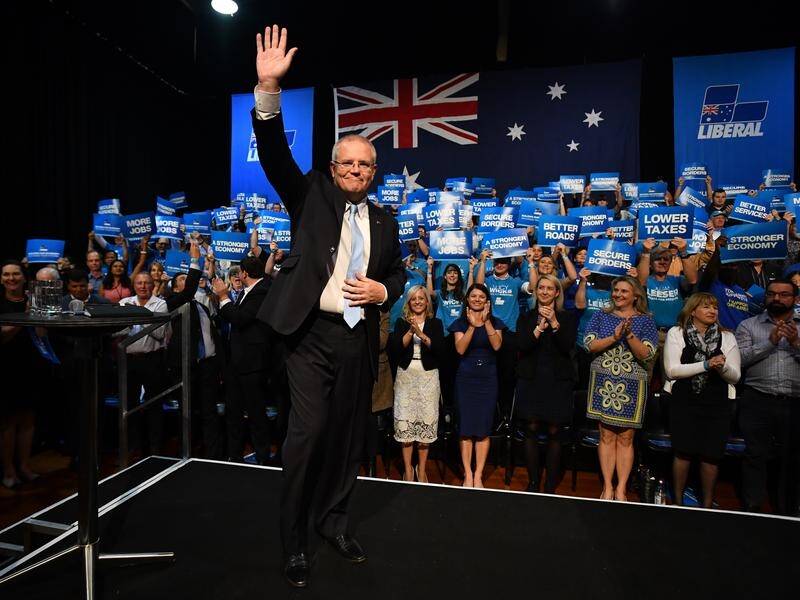 Prime Minister Scott Morrison has worked hard to keep the government in the election race.