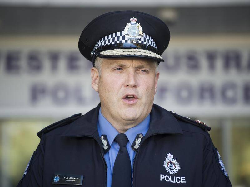 WA Police Commissioner Col Blanch says the stabbing won't officially be deemed a terrorist incident. (Aaron Bunch/AAP PHOTOS)