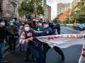Police say they are prepared to move quickly against climate change activists protesting in Sydney.
