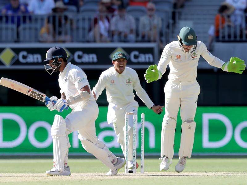 Australia and India battled hard in the maiden Test match at Perth Stadium.