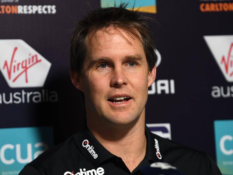Carlton head coach David Teague can't wait to have a crack at the Cats in Geelong.