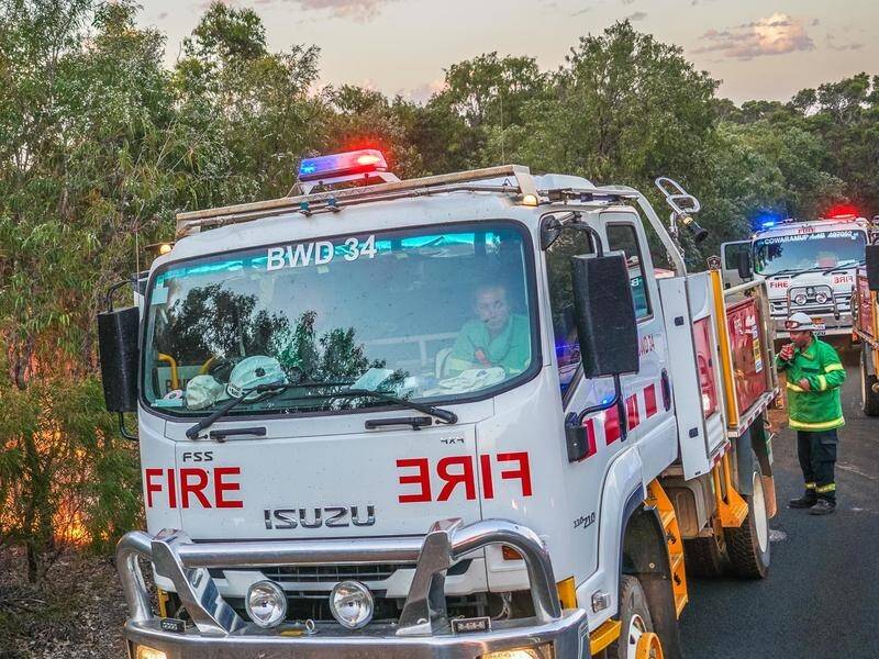 An emergency warning for a bushfire near the WA town of Boyanup has been downgraded.