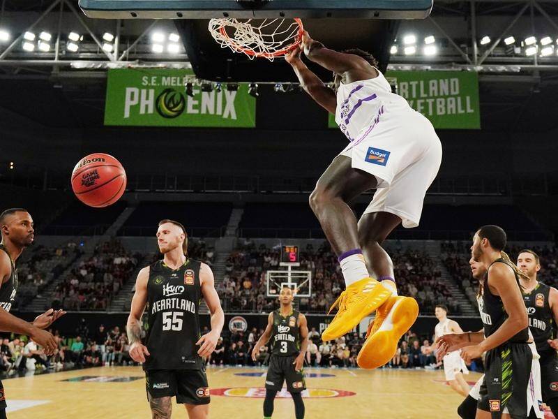 Jae'sean Tate produced a 24-point, eight-rebound displayfor the Kings in the NBL win over Phoenix.
