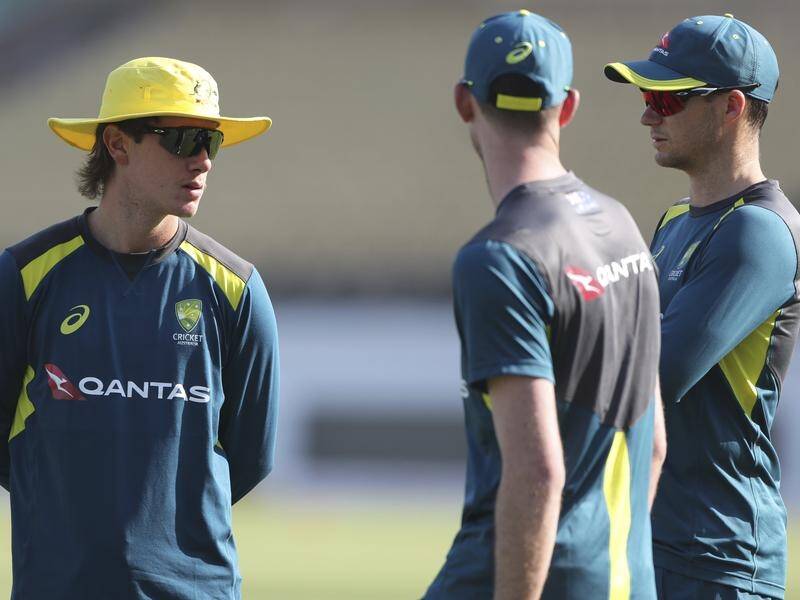 Australia's Adam Zampa (L) hopes to bowl with spin twin Ashton Agar in the T20 World Cup.