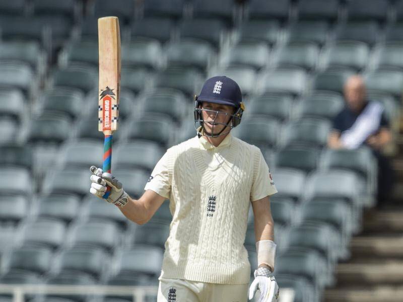 England opener Zak Crawley struck 66 from 112 balls on day one of the fourth Test at the Wanderers.