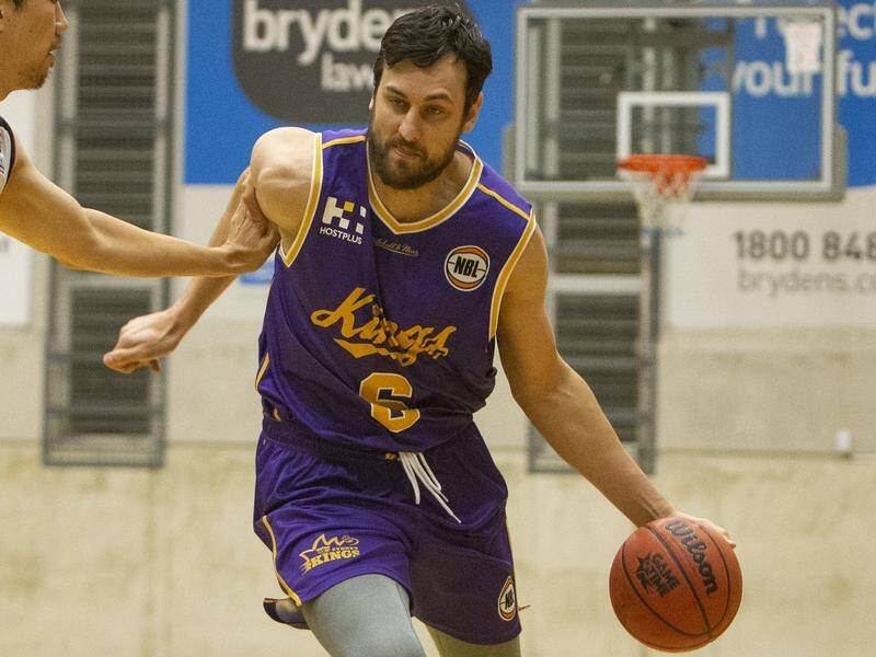 Former NBA star Andrew Bogut (R) has made strong impact in his first cameo for the Sydney Kings.
