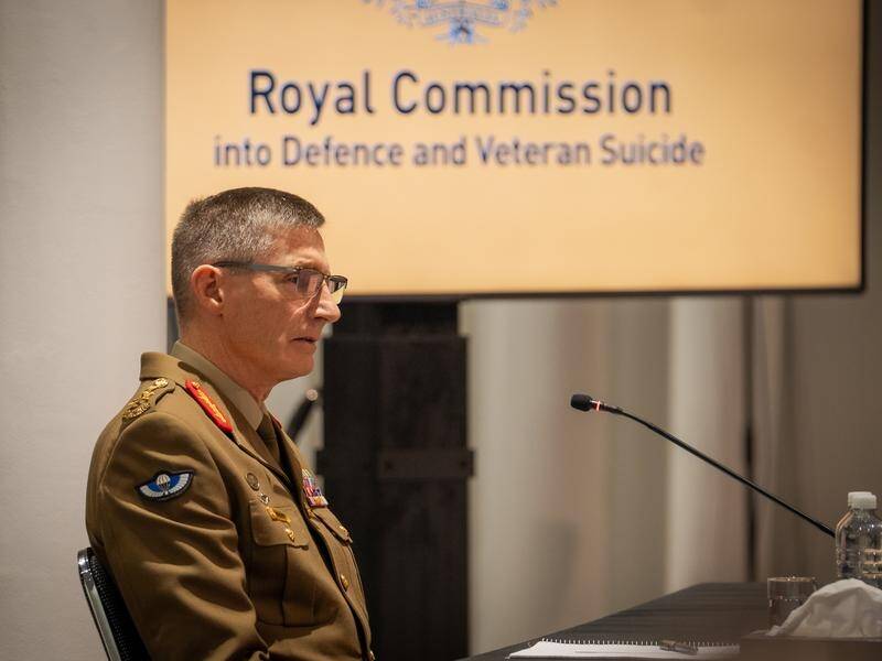 Angus Campbell has pledged to do better to care for ADF men, women and veterans. (HANDOUT/ROYAL COMMISSION INTO DEFENCE AND VETERAN SUICIDE)
