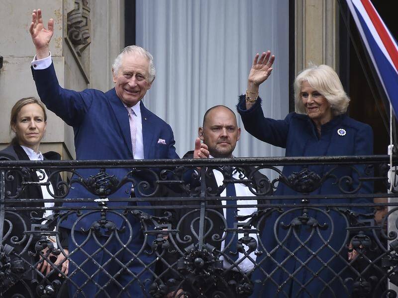 Camilla is set to be anointed and crowned Britain's Queen beside her husband King Charles. (AP PHOTO)