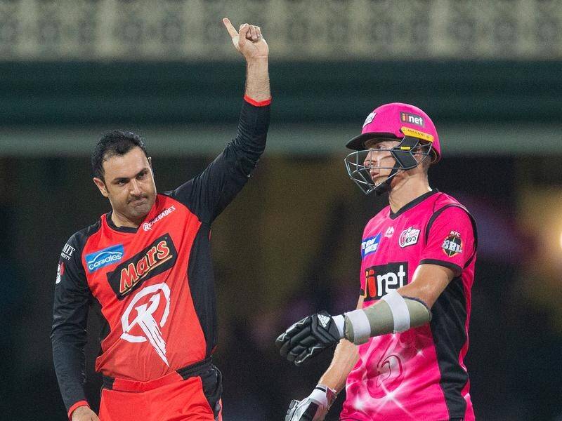 Renegade Mohammad Nabi took four wickets as his side beat the Sixers at the SCG.