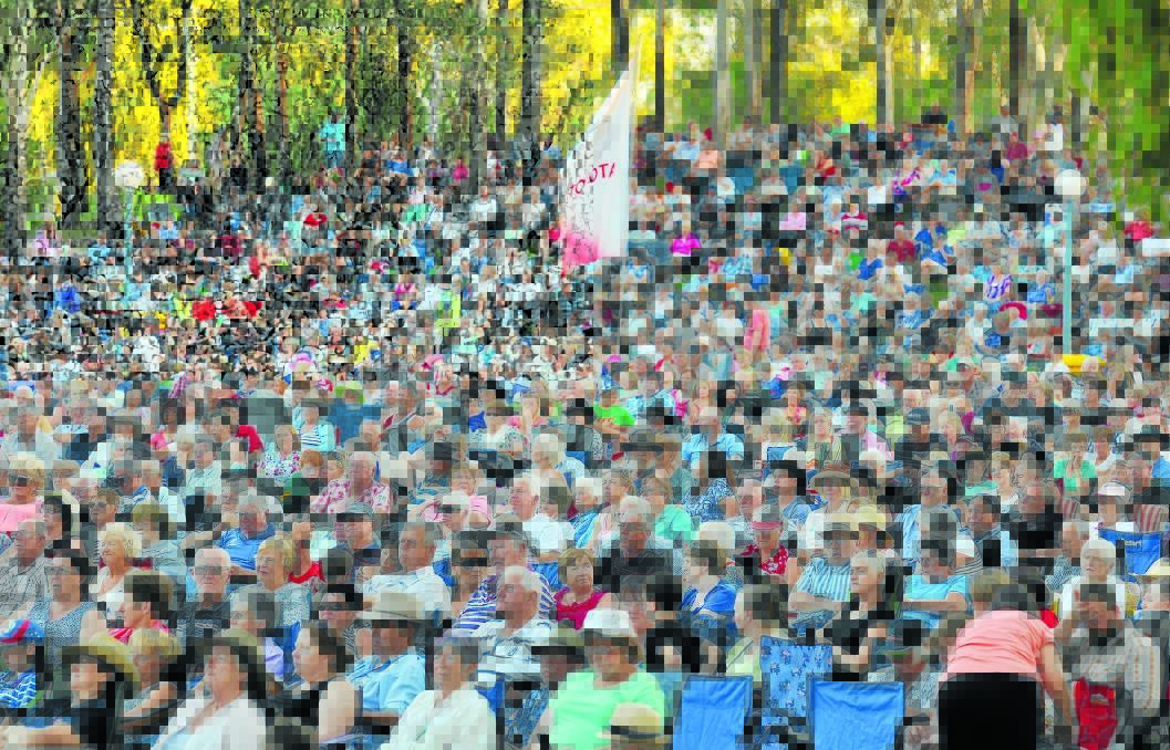 It's big and it's here: The Tamworth Country Music Festival draws thousands of people to the city. Photo: Gareth Gardner 160115GGD12