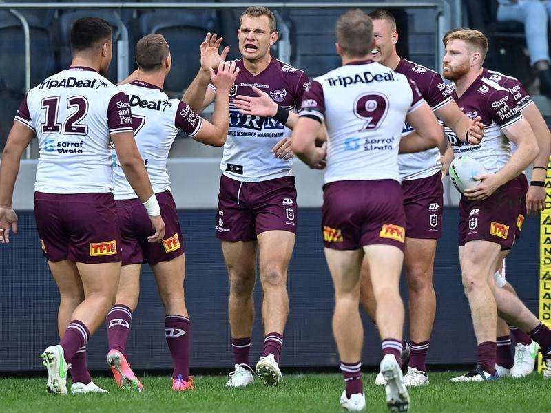 Manly will have their NRL premiership credentials put to the test against the Sydney Roosters.