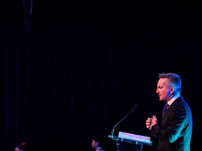 Legislating a 43 per cent cut to emissions sends a clear signal to business, Chris Bowen says. (James Gourley/AAP PHOTOS)