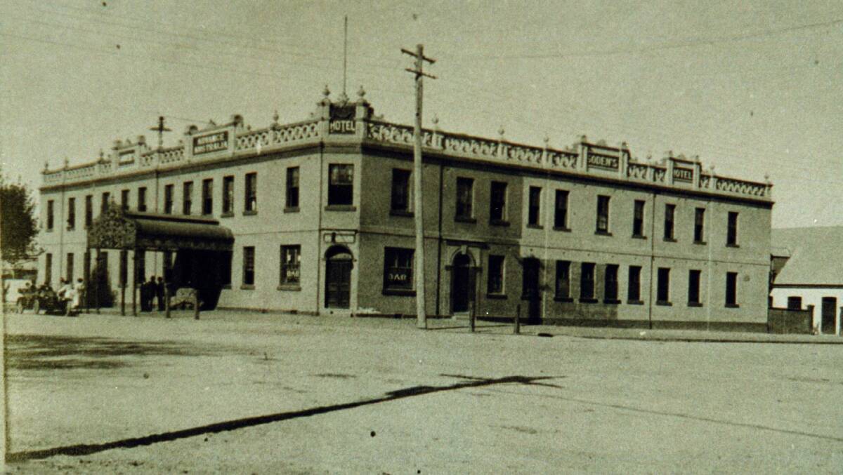 An early photo of Soden's Hotel taken in the between 1890 and 1900.