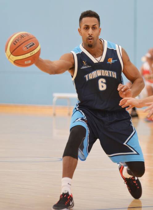 Darren Manoharan passes off on a weekend where he produced some good minutes for coach John Ireland.  100814BSE23