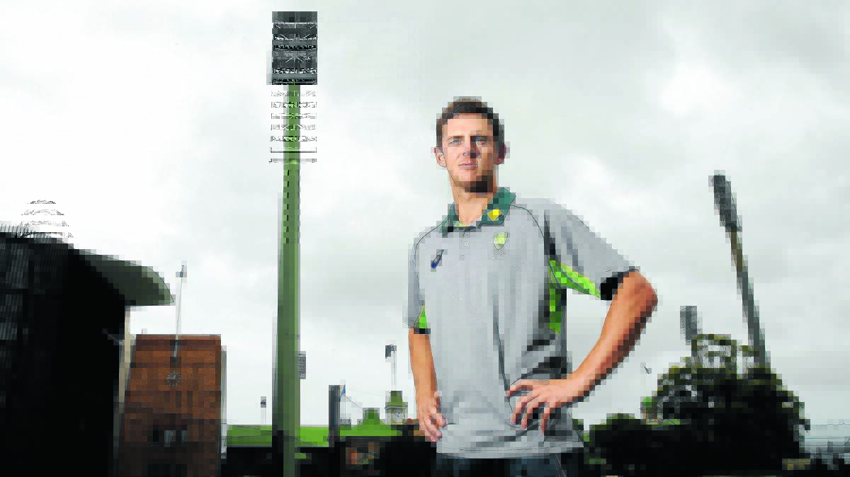 DREAMS COME TRUE: Bendemeer quick Josh Hazlewood's stunning early season form will see him make his Test debut in Brisbane this morning.