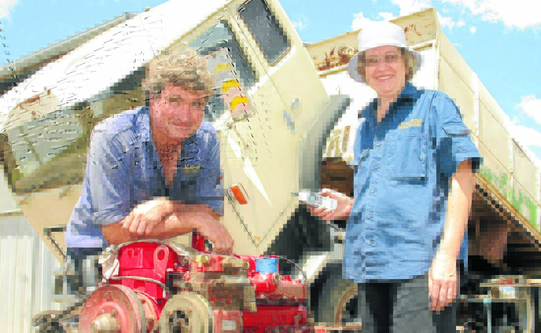 TRAGEDY: Lawrie Timmins, pictured with his wife Cheryl in 2008 at their machinery service and repair business, says the Croppa Creek community is in ‘disbelief and shock’ at the killing of Tamworth man Glen Turner on Tuesday.