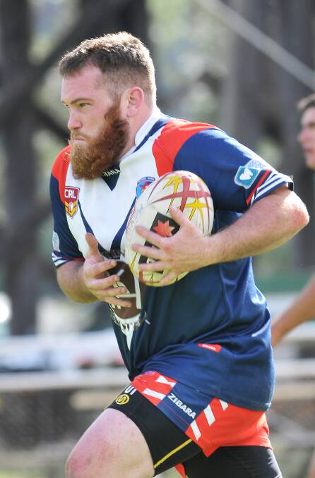 Kootingal prop Grayson Bradbery has been one of his side’s best in its unbeaten start to the new G4 Second Division season. Photo: Gareth Gardner  030514GGD04