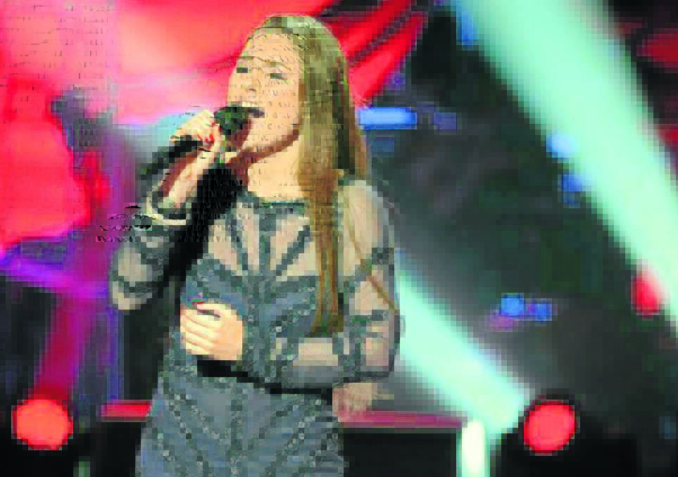 KNOCKED OUT: Former Inverell woman Megan Longhurst was last night 
eliminated from The Voice but says she had a great time on the show, made many friends and would not have traded the experience for anything. 
Photo: Channel Nine