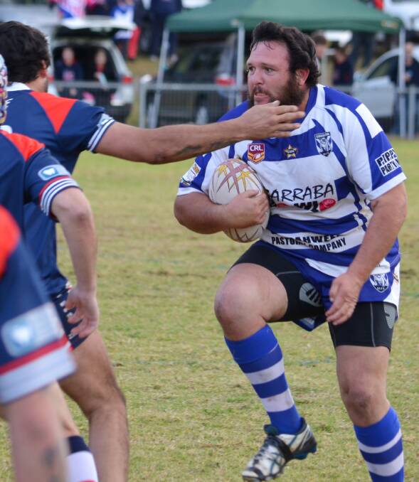 Barraba captain coach Tim Coombes said the side was still heading in the right direction despite a loss to Kootingal last weekend. Photo: Christopher Bath 140614CBA34