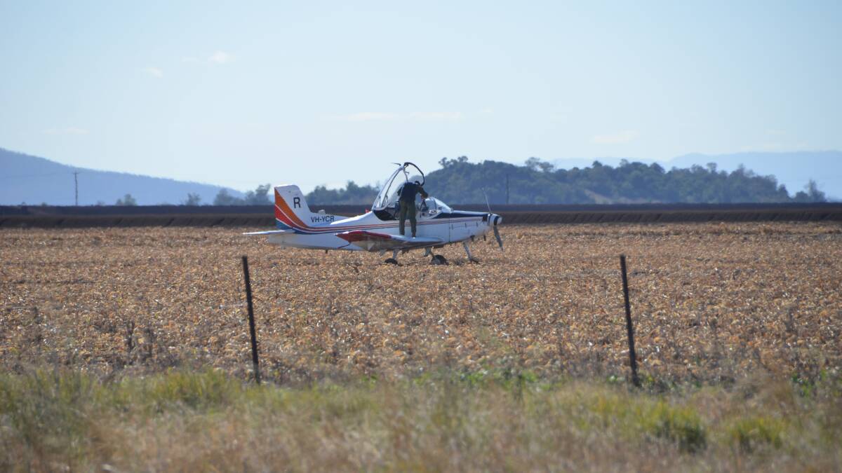 MALFUNCTION: The entire fleet of CT/4B planes have been taken out of operation temporarily after a malfunction forced an emergency landing earlier this week. Photo: Namoi Valley Independent