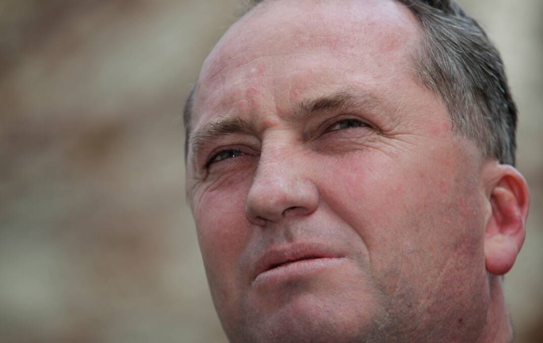 BANNED: New England MP Barnaby Joyce will not be a panellist on ABC's Q&A program tonight after Prime Minister Tony Abbott blocked all Coalition frontbenchers from appearing on the show.