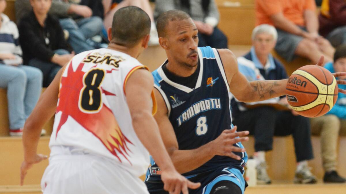Tevin Hurd has been inspirational for the Thunderbolts this season and will be a key player when they take on Hawkesbury at the Thunderdome on 
Saturday in the State League quarter final and their final home game of the season. Photo: Barry Smith 100814BSE14