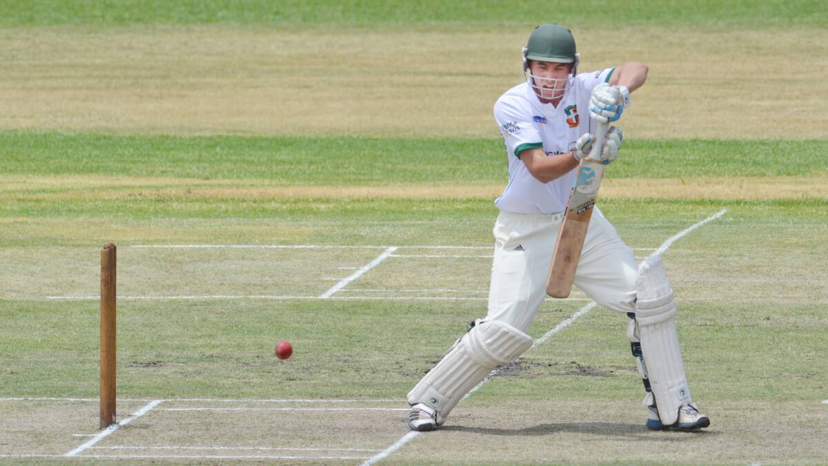 Bective-East Bull Matt Everett is in good batting form and will also take the gloves in today's shield semi against Robertson Burrawang. Photos: Barry Smith 131214BSC36