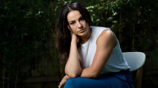 Actress Angela Scundi has made a statement to police about Craig McLachlan's alleged behaviour. Photo: Janie Barrett
