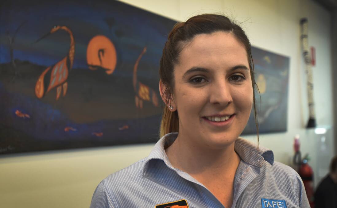 FORCE’S CHANGING FACE: Former Glen Innes girl Cherylleigh Partridge is on the path to becoming a policewoman. Photo: Geoff O’Neill 160616GOB03