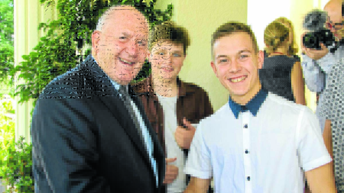 BUILDING NETWORKS: Rory had a meet-and-greet with Governor-General Sir Peter Cosgrove.