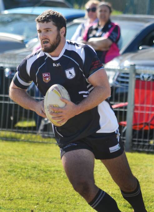 Thomas Brown has had a massive season for Werris Creek, consistently laying the platform up front for the Magpies’ backs to swoop. Photo: Chris Bath 290815CBB08