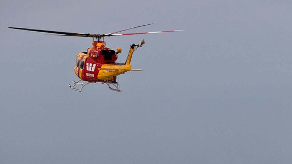 Farmer airlifted to hospital after being injured fighting fire