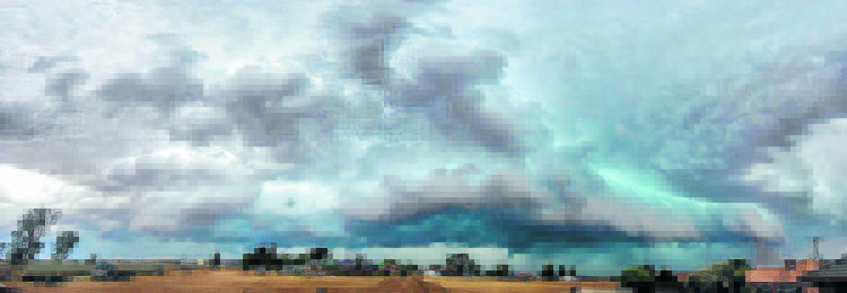 STORM FRONT FURY: Photographer Rachel Deane from Finishing Image Photography captured this dramatic shot looking from Wahroonga Dr in South Tamworth just before 6pm on Wednesday.