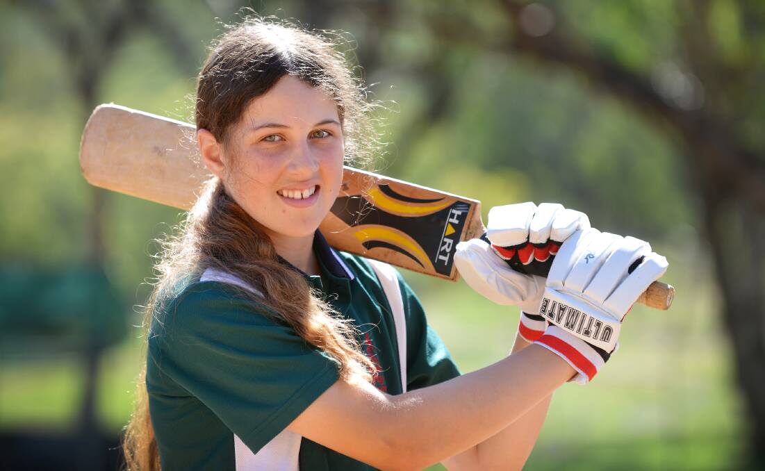 Jess Davidson is preparing for a second national cricket tournament with NSW.  Photo: Barry Smith 101115BSA02