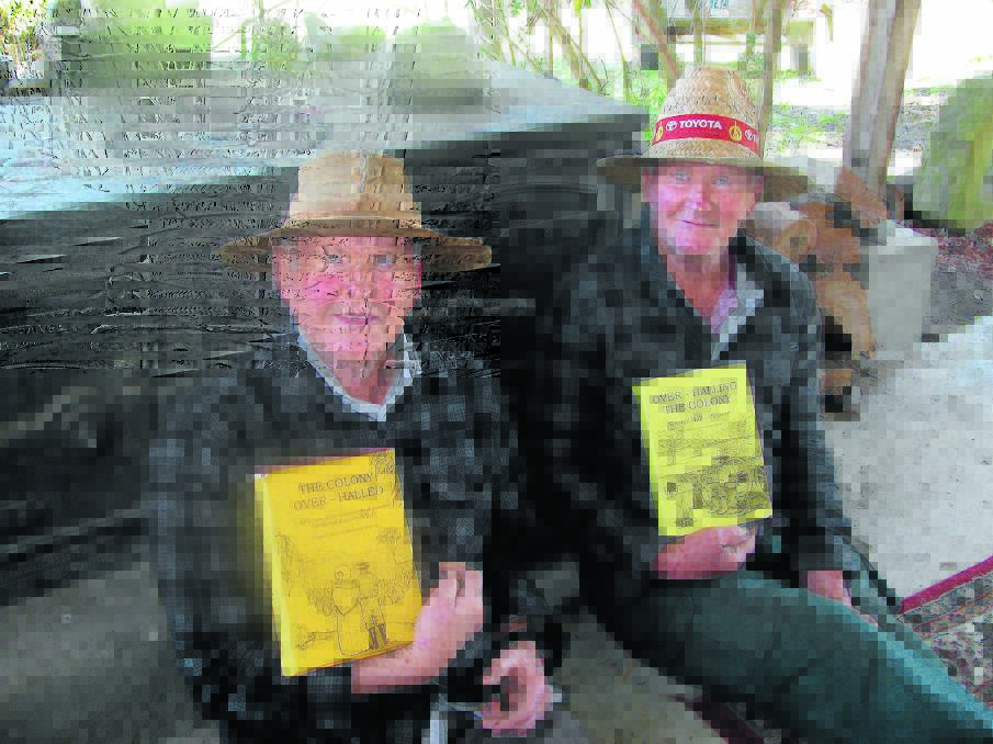 FAMILY TIES: Bendemeer brothers Stephen and Randel Hall carry a proud family history and connection with the breeding of the blue heeler dog.