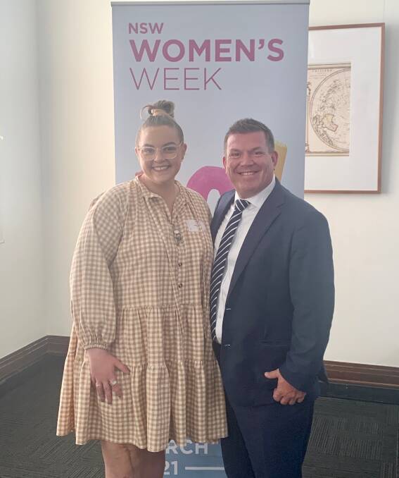 CONGRATULATIONS: Dubbo's Molly Croft has been recognised for her charity work. Dubbo MP Dugald Saunders says it's a deserved win. Photo: CONTRIBUTED