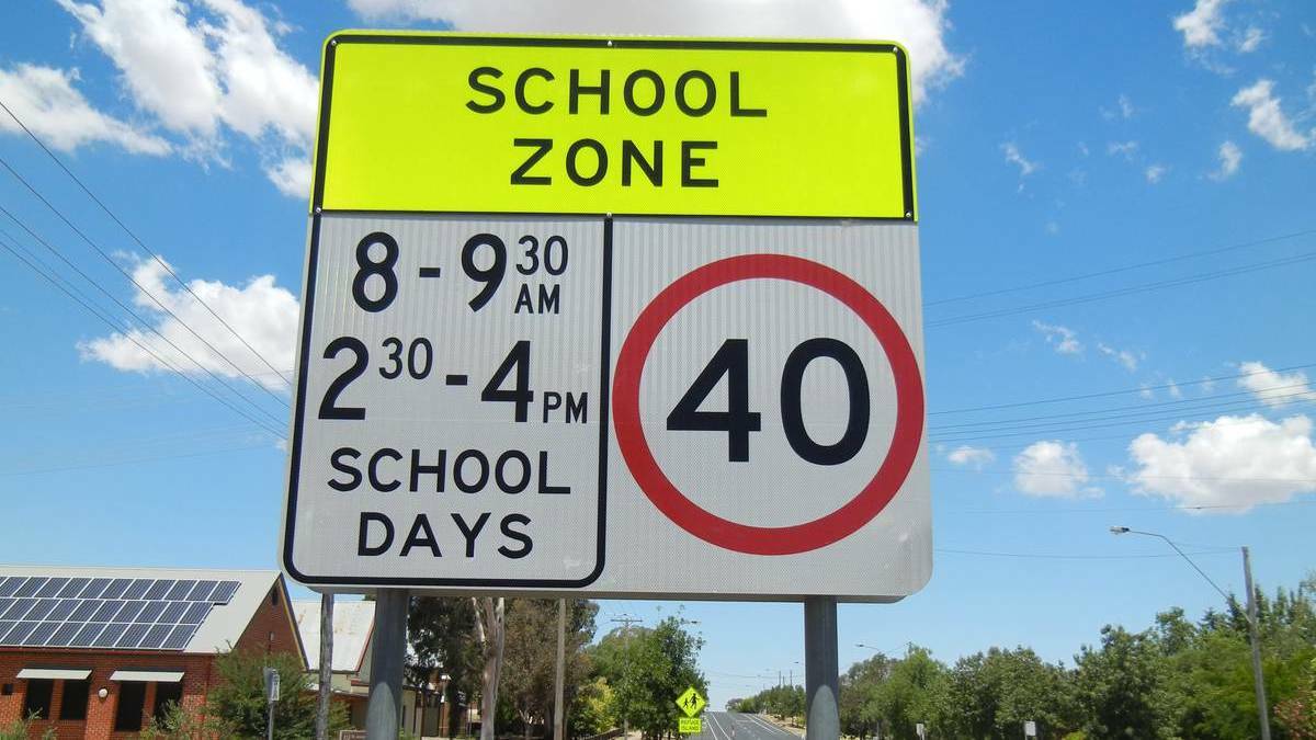 Remember to slow down near schools or you could cop these fines