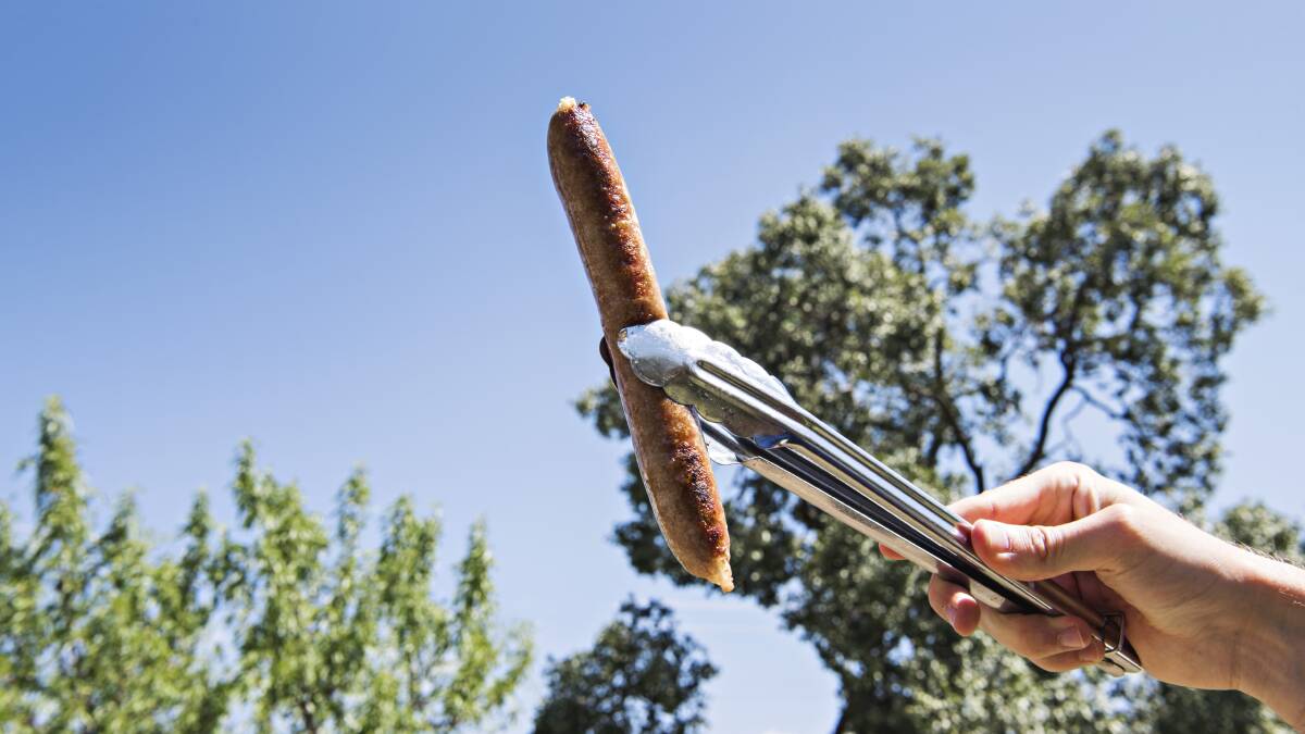 We hope you love a good snag. Photo: SUPPLIED