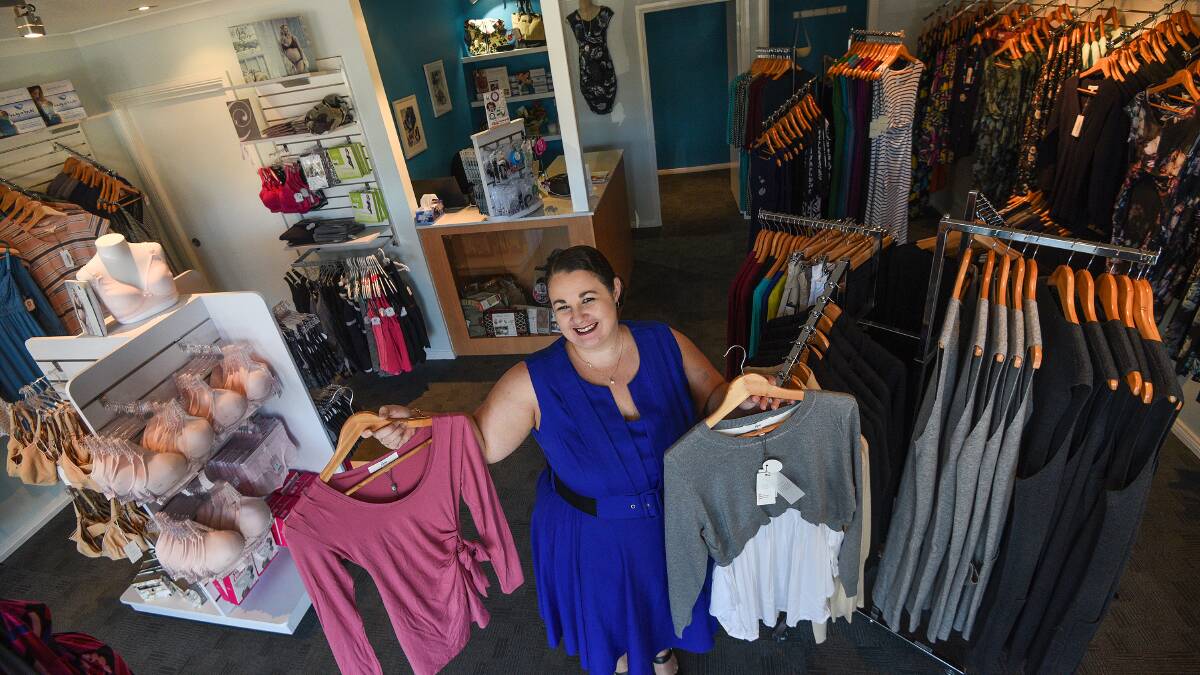 NEW BUSINESS: Kristen Owens has opened up Angelbub Maternity Wear, offering local mums a variety of clothing options. Photo: Gareth Gardner 150317GGA03