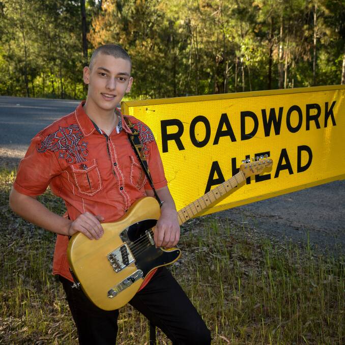 ROADWORKS: Angus Gill releases his new single Roadworks on August 11. The music video was filmed in Tamworth. Photo: Supplied