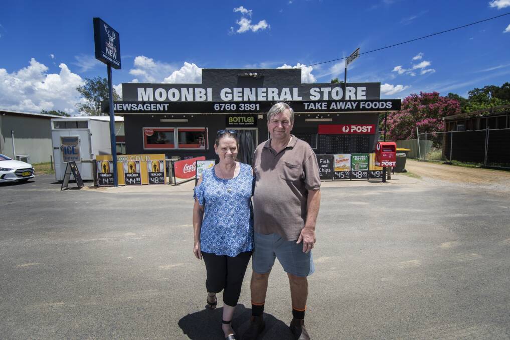BIG CHANGES: Moonbi General Store owners Sue and Claus Mahlenhoff are about to redevelop the post office. Photo: Peter Hardin 030118PHD016