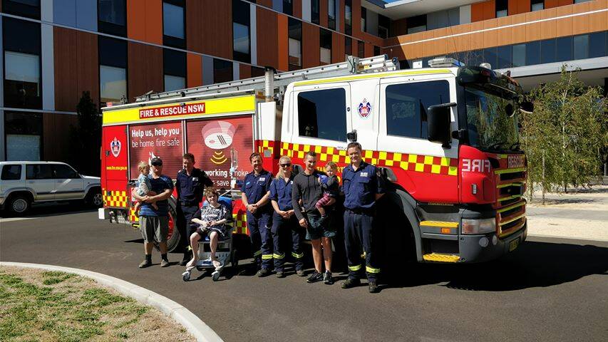 LOCAL HEROES: Tamworth firefighters delivered some special gifts to sick kids, hospital staff and families on Wednesday.