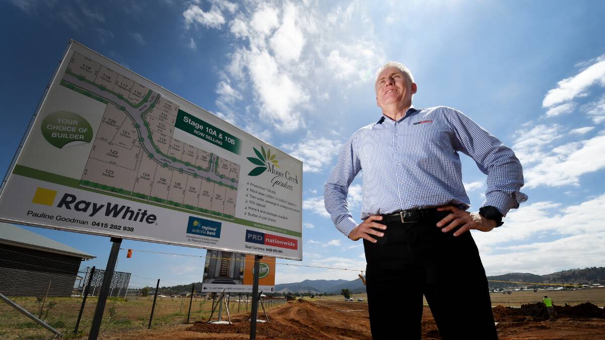 BOOM TOWN: PRD's Dean Cummins said the proposed development is part of a wider plan for the city's northern suburb. Photo: Gareth Gardner 